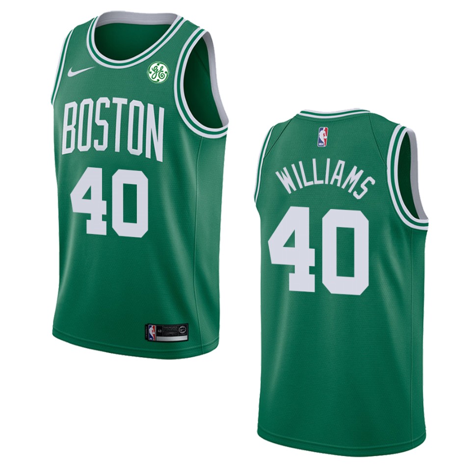 Men's Boston Celtics Grant Williams #40 Swingman Icon Green Jersey 2401XXAK
